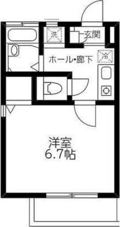 クレアールの物件間取画像